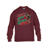 Stealing Kisses & Spreading Joy Youth Crewneck