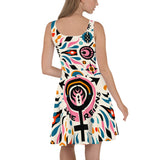 Vibrant Empress Skater Dress