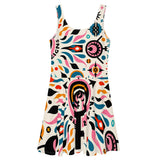 Vibrant Empress Skater Dress