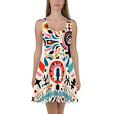 Vibrant Empress Skater Dress